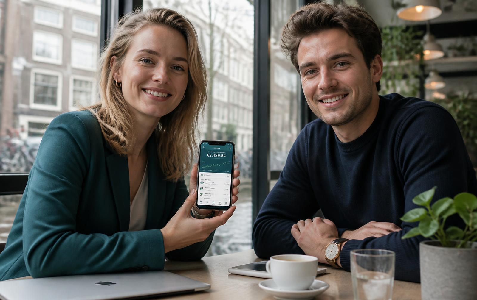 People banking with Meridiaan in Amsterdam